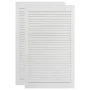 Wardrobe door slats 2 pcs white pine wood 99.3x49.4 cm by vidaXL, cabinet doors - Ref: Foro24-151173, Price: 106,20 €, Discou...