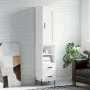 Aparador alto madera contrachapada blanco 34,5x34x180 cm by vidaXL, Sideboards - Ref: Foro24-3200265, Price: 120,77 €, Discou...