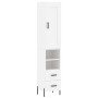 Hoher Schrank aus weißem Sperrholz 34,5x34x180 cm. von vidaXL, Sideboards - Ref: Foro24-3200265, Preis: 124,05 €, Rabatt: %