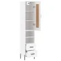 Aparador alto madera contrachapada blanco 34,5x34x180 cm by vidaXL, Sideboards - Ref: Foro24-3200265, Price: 120,77 €, Discou...