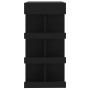 Mesa bar estante almacenaje contrachapada negro 100x50x101,5 cm en Mesas de cocina y de comedor | Comprar online en Foro24