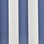 Toldo de lona azul y blanco 500x300 cm
