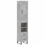 Betongraues Sperrholz-Sideboard 34,5 x 34 x 180 cm von vidaXL, Sideboards - Ref: Foro24-3200285, Preis: 110,79 €, Rabatt: %