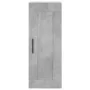 Aparador de madera contrachapada gris hormigón 34,5x34x180 cm de vidaXL, Aparadores - Ref: Foro24-3200285, Precio: 109,41 €, ...