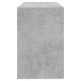 Escritorio de madera contrachapada gris hormigón 101x50x76,5 cm en Escritorios | Comprar online en Foro24