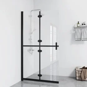 Transparente faltbare Duschwand aus ESG-Glas, 100 x 190 cm von vidaXL, Duschwände und Duschwände - Ref: Foro24-151183, Preis:...