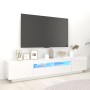 TV-Schrank mit strahlend weißen LED-Leuchten 200x35x40 cm von vidaXL, TV-Möbel - Ref: Foro24-3081912, Preis: 186,23 €, Rabatt: %