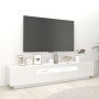 TV-Schrank mit strahlend weißen LED-Leuchten 200x35x40 cm von vidaXL, TV-Möbel - Ref: Foro24-3081912, Preis: 186,23 €, Rabatt: %