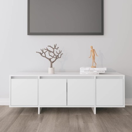 Mueble para TV madera contrachapada blanco 120x30x40,5 cm en Muebles TV | Comprar online en Foro24