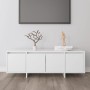 Mueble para TV madera contrachapada blanco 120x30x40,5 cm en Muebles TV | Comprar online en Foro24