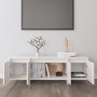 Mueble para TV madera contrachapada blanco 120x30x40,5 cm en Muebles TV | Comprar online en Foro24