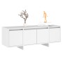 Mueble para TV madera contrachapada blanco 120x30x40,5 cm en Muebles TV | Comprar online en Foro24