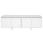 Mueble para TV madera contrachapada blanco 120x30x40,5 cm en Muebles TV | Comprar online en Foro24