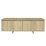 Mueble para TV madera contrachapada roble Sonoma 120x30x40,5 cm en Muebles TV | Comprar online en Foro24