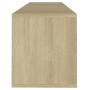 Mueble para TV madera contrachapada roble Sonoma 120x30x40,5 cm en Muebles TV | Comprar online en Foro24