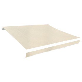 Toldo de lona blanco crema 350x250 cm Toldo de lona blanco crema 350x250 cm
