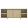 Mueble para TV madera contrachapada roble Sonoma 130x35x50 cm en Muebles TV | Comprar online en Foro24