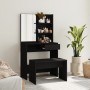 Black vanity set 74.5x40x141 cm by vidaXL, Bedroom Dressers - Ref: Foro24-3114140, Price: 95,89 €, Discount: %