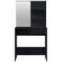 Black vanity set 74.5x40x141 cm by vidaXL, Bedroom Dressers - Ref: Foro24-3114140, Price: 95,89 €, Discount: %