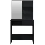 Schwarzes Schminktisch-Set 74,5x40x141 cm von vidaXL, Schlafzimmerkommoden - Ref: Foro24-3114140, Preis: 94,73 €, Rabatt: %