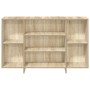 Aparador de madera contrachapada roble Sonoma 120x30x75 cm