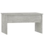 Mesa de centro madera ingeniería gris hormigón 80x50,5x41,5 cm