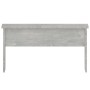 Mesa de centro madera ingeniería gris hormigón 80x50,5x41,5 cm