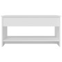 Mesa de centro madera de ingeniería blanco 102x50x52,5 cm