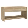 Mesa de centro madera de ingeniería roble Sonoma 102x50x52,5 cm