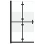 Faltduschwand aus halbmattiertem ESG-Glas, 80 x 190 cm von vidaXL, Duschwände und Duschwände - Ref: Foro24-151187, Preis: 193...
