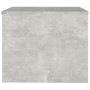 Mesa de centro madera contrachapada gris hormigón 80x50x40 cm