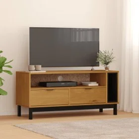 FLAM TV-Schrank aus massivem Kiefernholz 110x40x50 cm von vidaXL, TV-Möbel - Ref: Foro24-357820, Preis: 125,03 €, Rabatt: %