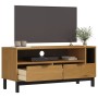 FLAM TV-Schrank aus massivem Kiefernholz 110x40x50 cm von vidaXL, TV-Möbel - Ref: Foro24-357820, Preis: 117,09 €, Rabatt: %
