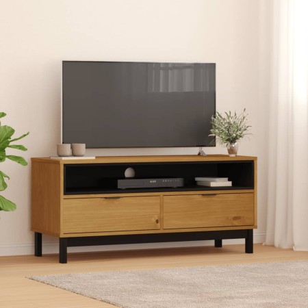 FLAM TV-Schrank aus massivem Kiefernholz 110x40x50 cm von vidaXL, TV-Möbel - Ref: Foro24-357819, Preis: 128,45 €, Rabatt: %