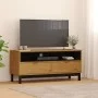 Mueble para TV FLAM madera maciza de pino 110x40x50 cm de vidaXL, Muebles TV - Ref: Foro24-357819, Precio: 137,14 €, Descuent...