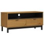 FLAM TV-Schrank aus massivem Kiefernholz 110x40x50 cm von vidaXL, TV-Möbel - Ref: Foro24-357819, Preis: 128,45 €, Rabatt: %
