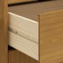 Hohes Sideboard mit Glastür FLAM Kiefernholz 92x40x122,5 cm von vidaXL, Sideboards - Ref: Foro24-357829, Preis: 243,51 €, Rab...