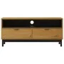 Mueble para TV FLAM madera maciza de pino 110x40x50 cm de vidaXL, Muebles TV - Ref: Foro24-357819, Precio: 137,14 €, Descuent...