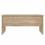 Mesa de centro madera ingeniería roble Sonoma 102x50,5x46,5 cm
