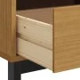 Mueble para TV FLAM madera maciza de pino 110x40x50 cm de vidaXL, Muebles TV - Ref: Foro24-357819, Precio: 137,14 €, Descuent...
