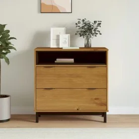 FLAM chest of drawers solid pine wood 80x40x80 cm by vidaXL, Drawers - Ref: Foro24-357815, Price: 131,76 €, Discount: %