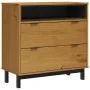 FLAM chest of drawers solid pine wood 80x40x80 cm by vidaXL, Drawers - Ref: Foro24-357815, Price: 131,76 €, Discount: %