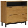 FLAM Kommode aus massivem Kiefernholz 80x40x80 cm von vidaXL, Schubladen - Ref: Foro24-357815, Preis: 127,39 €, Rabatt: %