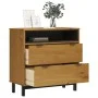 FLAM chest of drawers solid pine wood 80x40x80 cm by vidaXL, Drawers - Ref: Foro24-357815, Price: 131,76 €, Discount: %