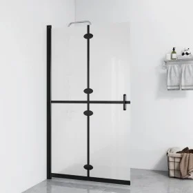 Folding shower screen frosted ESG glass 70x190 cm by vidaXL, Shower walls and screens - Ref: Foro24-151192, Price: 207,53 €, ...