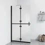 Folding shower screen frosted ESG glass 70x190 cm by vidaXL, Shower walls and screens - Ref: Foro24-151192, Price: 207,53 €, ...