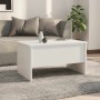 Mesa de centro madera de ingeniería blanco 80x50x42,5 cm