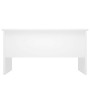 Mesa de centro madera de ingeniería blanco 80x50x42,5 cm