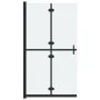 Folding shower screen frosted ESG glass 70x190 cm by vidaXL, Shower walls and screens - Ref: Foro24-151192, Price: 207,53 €, ...
