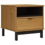 FLAM solid pine wood side table 50x50x50 cm by vidaXL, Side tables - Ref: Foro24-357823, Price: 86,33 €, Discount: %